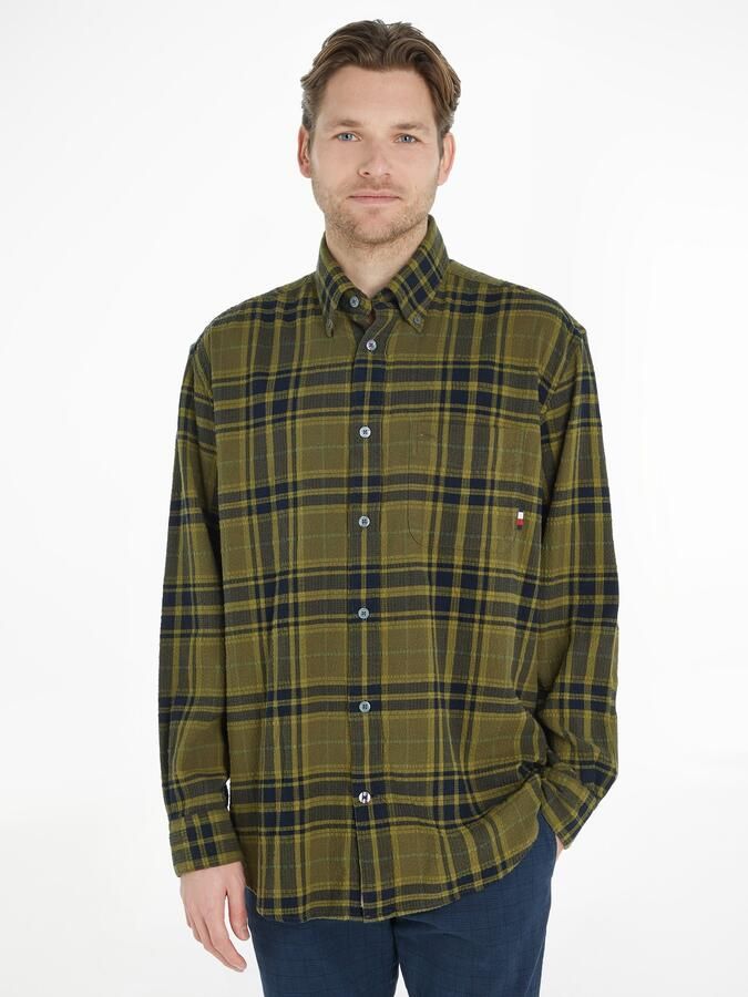 Tommy Hilfiger Overhemd met lange mouwen TONAL TARTAN SHIRT - Foto 5
