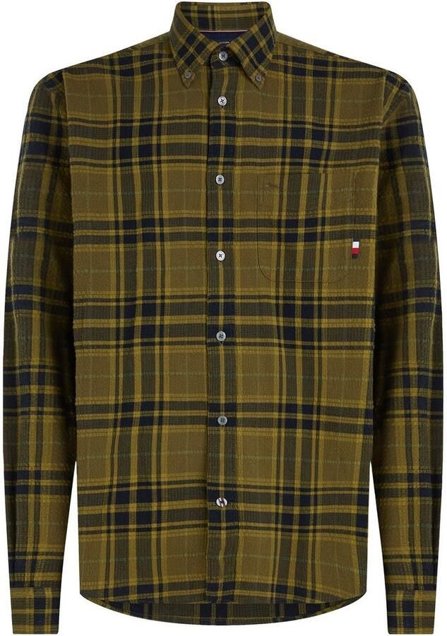 Tommy Hilfiger Overhemd met lange mouwen TONAL TARTAN SHIRT - Foto 4