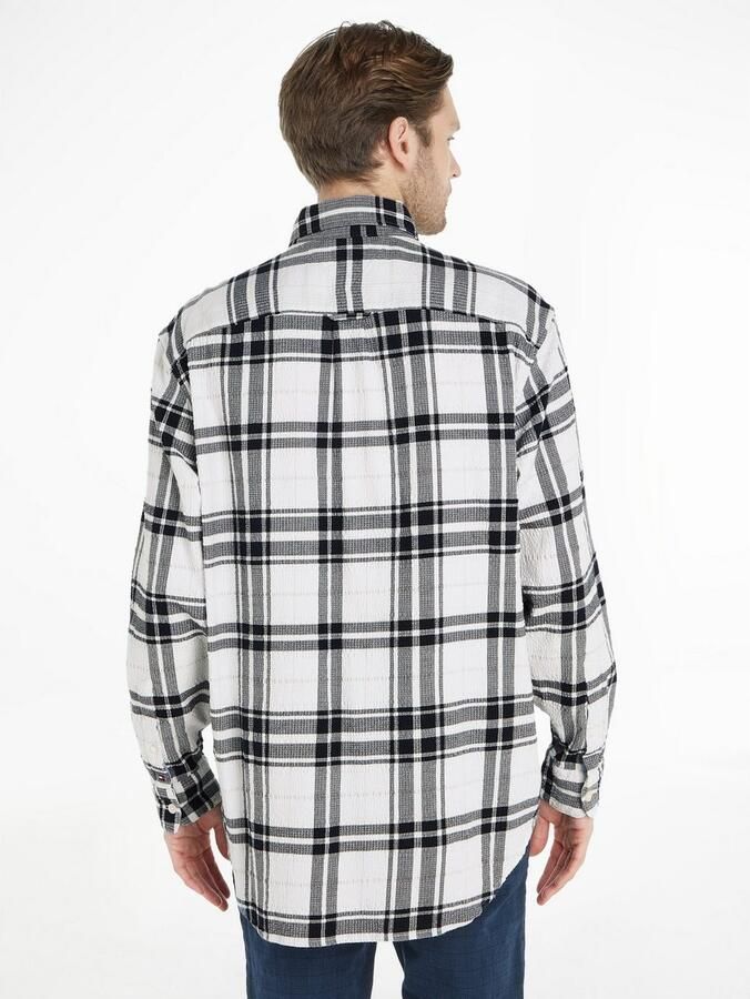 Tommy Hilfiger Overhemd met lange mouwen TONAL TARTAN SHIRT - Foto 3