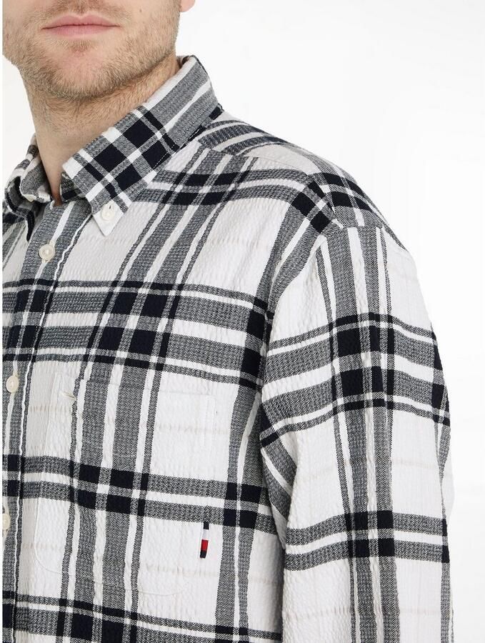 Tommy Hilfiger Overhemd met lange mouwen TONAL TARTAN SHIRT - Foto 2