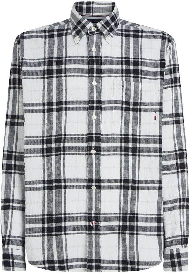 Tommy Hilfiger Overhemd met lange mouwen TONAL TARTAN SHIRT - Foto 4