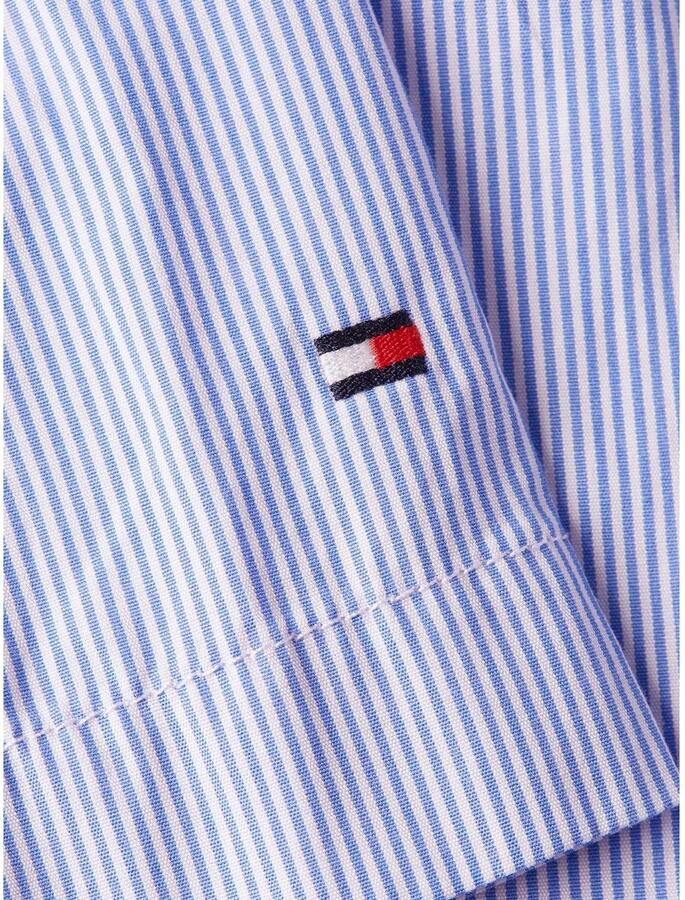 Tommy Hilfiger Overhemdblouse COTTON STP V-NECK BLOUSE - Foto 3