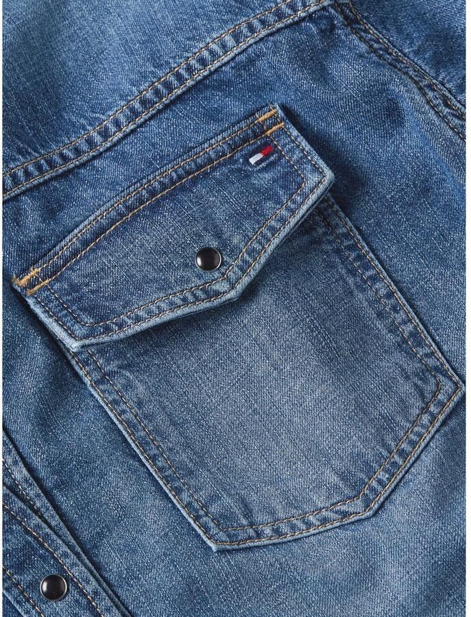 Tommy Hilfiger Overhemdblouse DNM LS RELAXED SHIRT BETH