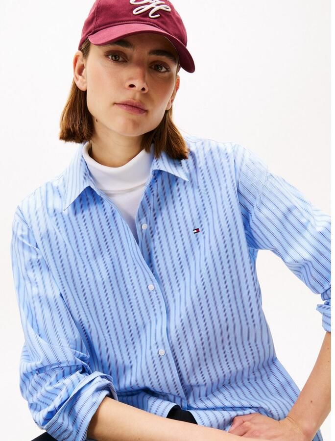 Tommy Hilfiger Overhemdblouse ESS POPLIN EASY FIT SHIRT - Foto 2