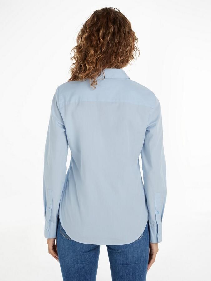 Tommy Hilfiger Overhemdblouse ESS POPLIN REGULAR SHIRT met popeline geborduurd logo - Foto 7