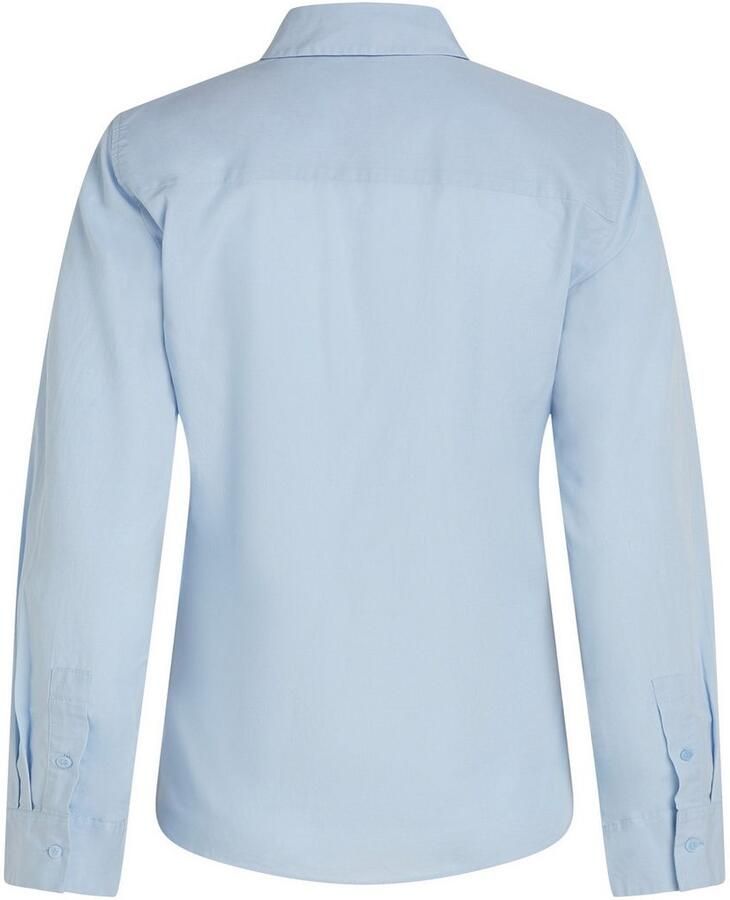 Tommy Hilfiger Overhemdblouse ESS POPLIN REGULAR SHIRT met popeline geborduurd logo