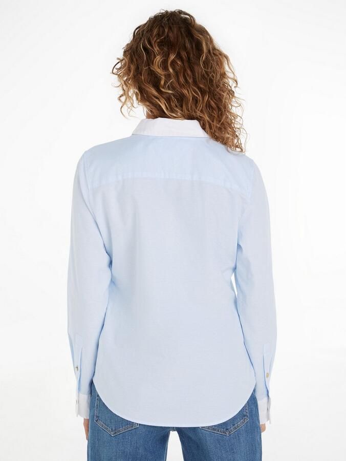 Tommy Hilfiger Overhemdblouse GOLD BUTTON REGULAR LS SHIRT - Foto 3