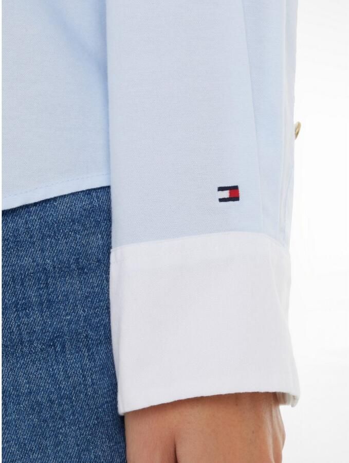Tommy Hilfiger Overhemdblouse GOLD BUTTON REGULAR LS SHIRT - Foto 2