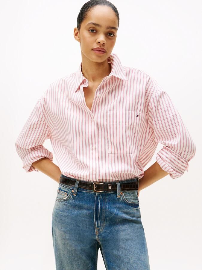 Tommy Hilfiger Overhemdblouse NEW POPLIN EASY SHIRT - Foto 5