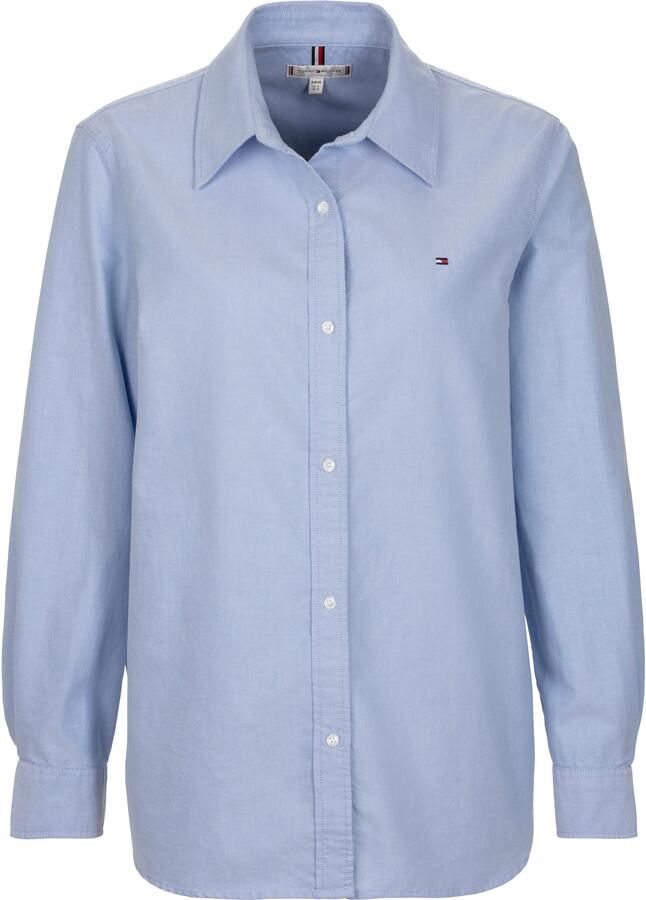 Tommy Hilfiger Overhemdblouse OXFORD RELAXED FIT SHIRT met blousekraag en borduursel - Foto 2