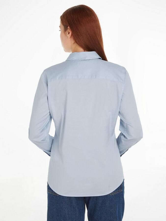 Tommy Hilfiger Regular fit overhemdblouse met logostitching model 'OXFORD' - Foto 4