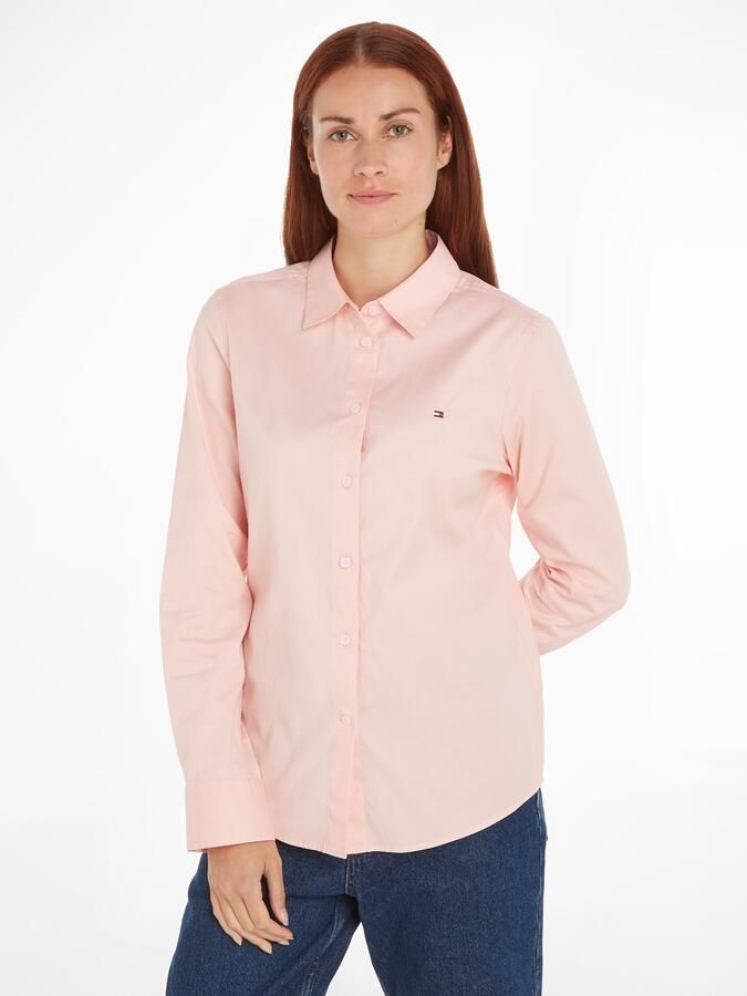Tommy Hilfiger Overhemdblouse STRETCH OXFORD REGULAR SHIRT - Foto 5