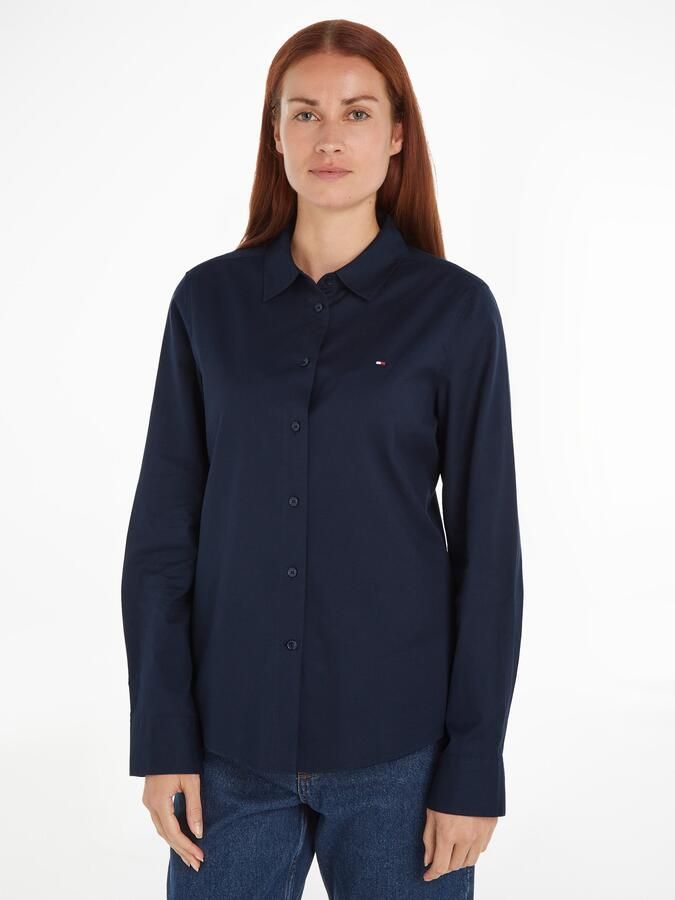 Tommy Hilfiger Overhemdblouse STRETCH OXFORD REGULAR SHIRT - Foto 5