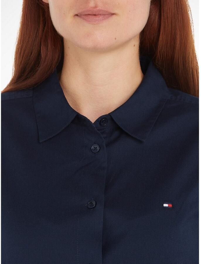 Tommy Hilfiger Overhemdblouse STRETCH OXFORD REGULAR SHIRT