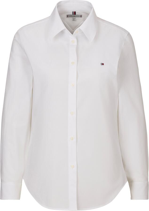 Tommy Hilfiger Overhemdblouse STRETCH REGULAR LS SHIRT met geborduurd logo - Foto 2