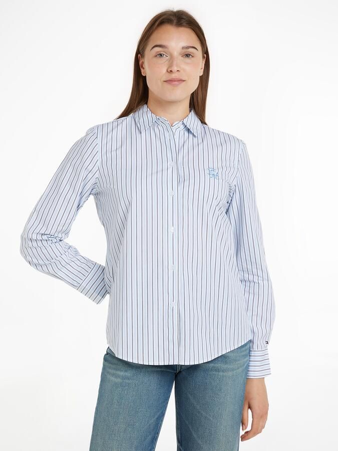 Tommy Hilfiger Overhemdblouse STRIPE REGULAR SHIRT - Foto 5