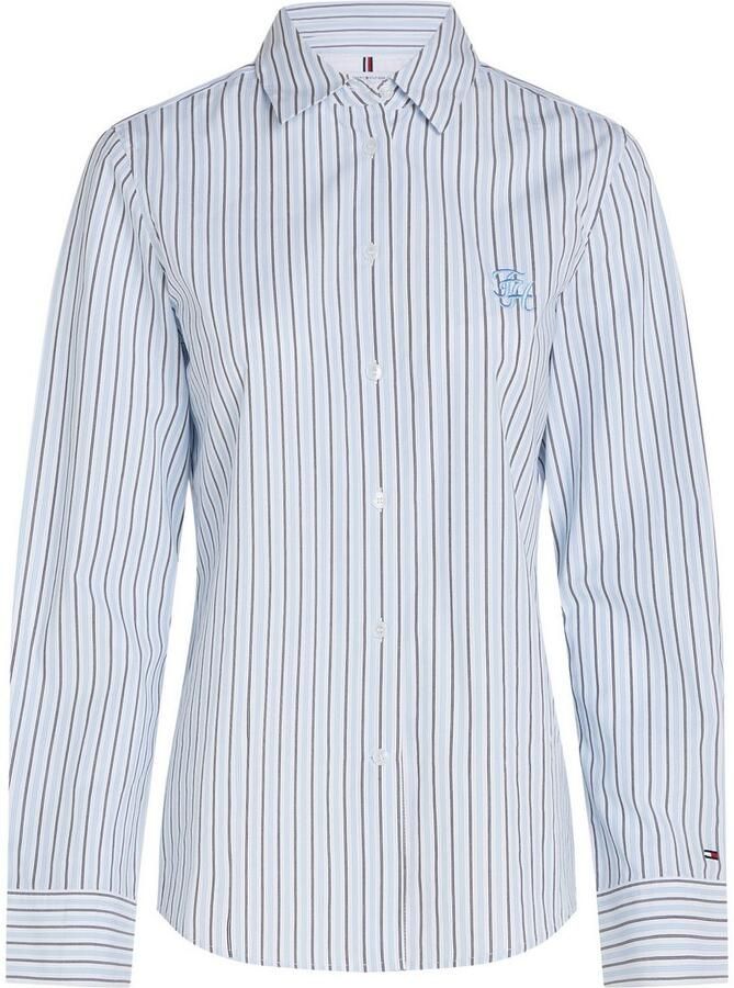 Tommy Hilfiger Overhemdblouse STRIPE REGULAR SHIRT - Foto 4