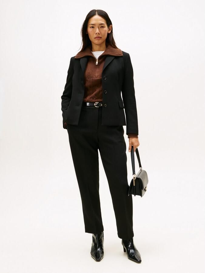 Tommy Hilfiger Straight leg stoffen broek met viscose model 'PUNTO' - Foto 2