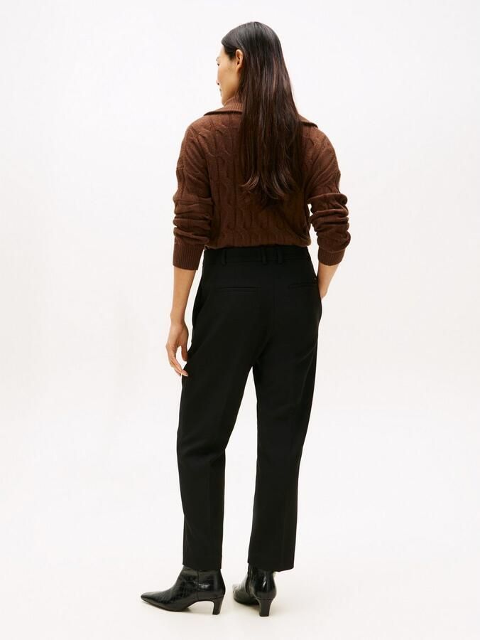 Tommy Hilfiger Straight leg stoffen broek met viscose model 'PUNTO' - Foto 3
