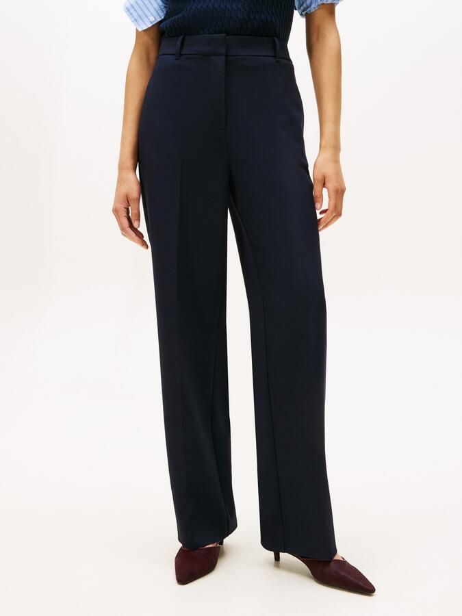 Tommy Hilfiger Straight leg stoffen broek met viscose model 'PUNTO' - Foto 5