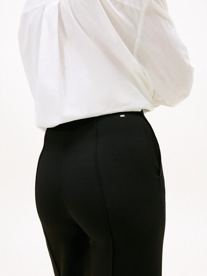 Tommy Hilfiger Wijde broek met viscose model 'PUNTO'