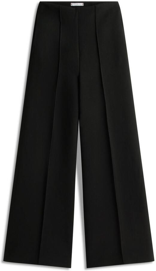 Tommy Hilfiger Wijde broek met viscose model 'PUNTO' - Foto 4