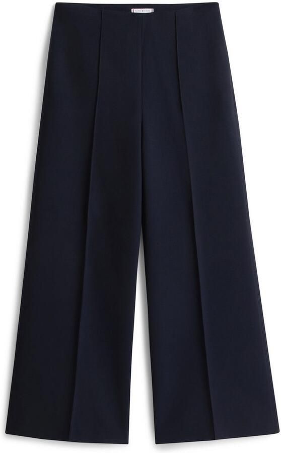 Tommy Hilfiger Wide leg stoffen broek met viscose model 'PUNTO' - Foto 4