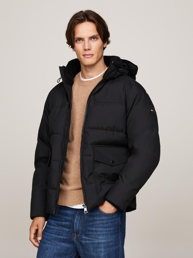 Tommy Hilfiger Parka ROCKIE UTILITY HOODED JACKET Winterjas outdoorjas Afneembare capuchon met trekkoord 2-weg ritssluiting - Foto 5