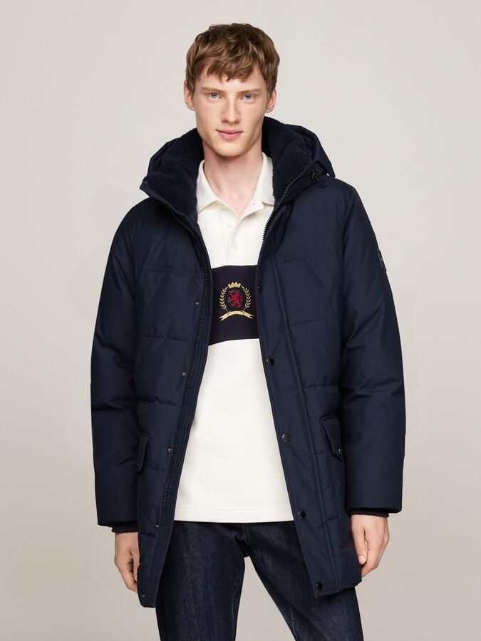 Tommy Hilfiger Parka Rockie Utility Parka Winterjas outdoorjas hooggesloten opstaande kraag met imitatiebont - Foto 9