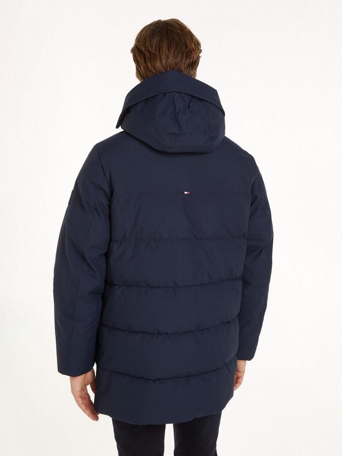 Tommy Hilfiger Parka Rockie Utility Parka Winterjas outdoorjas hooggesloten opstaande kraag met imitatiebont - Foto 5
