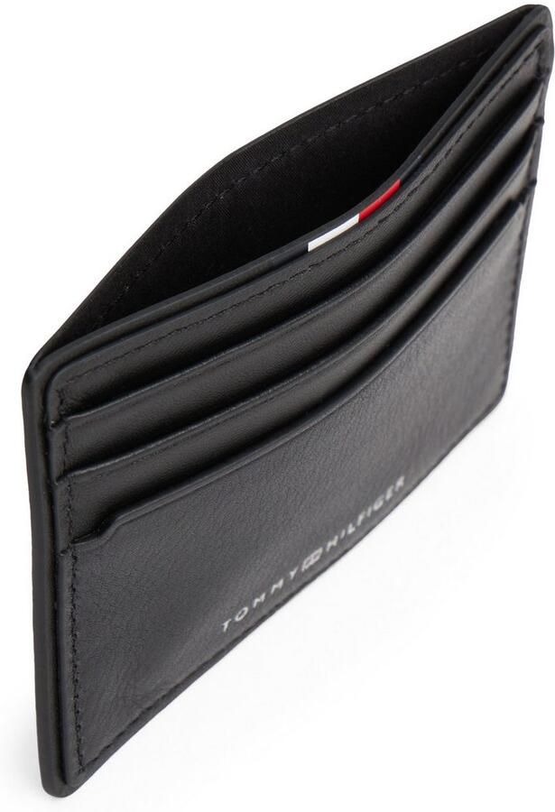 Tommy Hilfiger Pasjeshouder TH CORP CC HOLDER heren mini-portemonnee met logo-belettering en vlag - Foto 2