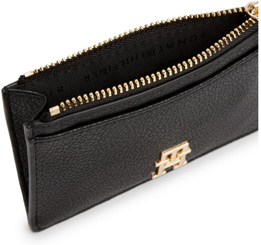 Tommy Hilfiger Pasjeshouder TH DISTINCT LONG CC HOLDER dames portemonnee met th-logo-sierstuk