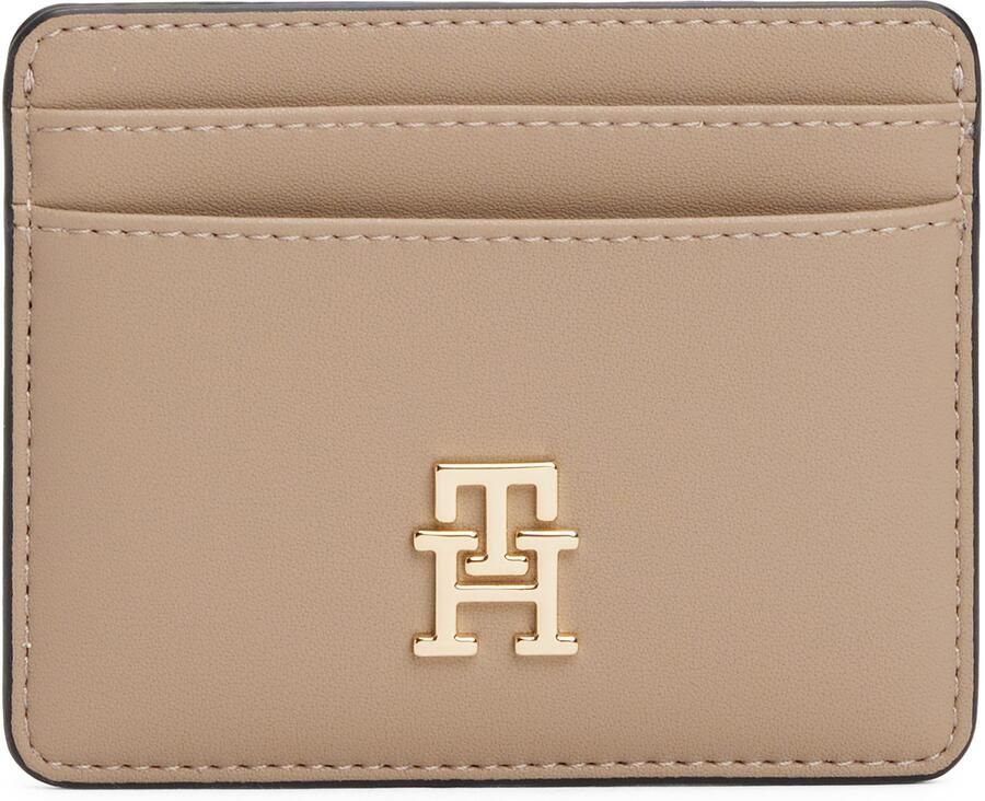 Tommy Hilfiger Pasjeshouder TH FEMININE CC HOLDER portemonnai portemonnee met edel th-sierstuk - Foto 4
