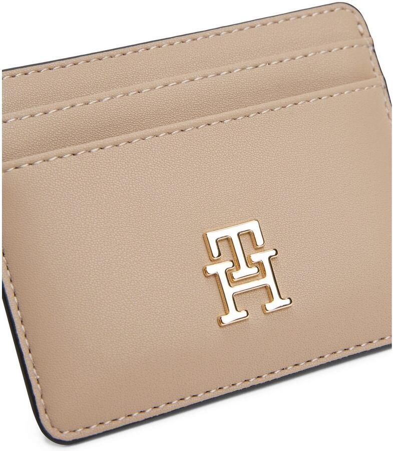 Tommy Hilfiger Pasjeshouder TH FEMININE CC HOLDER portemonnai portemonnee met edel th-sierstuk