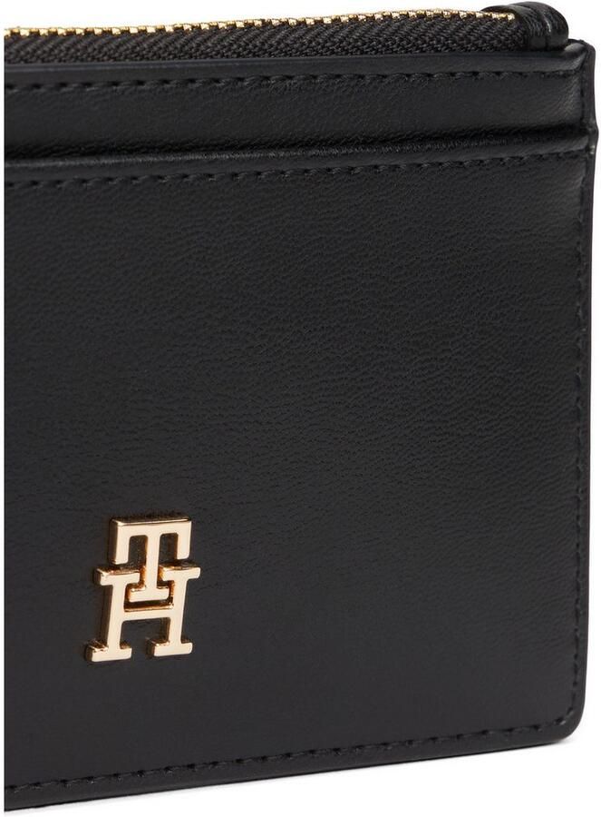 Tommy Hilfiger Pasjeshouder TH ICON LONG CC HOLDER portemonnee met gouden th-sieraad - Foto 3