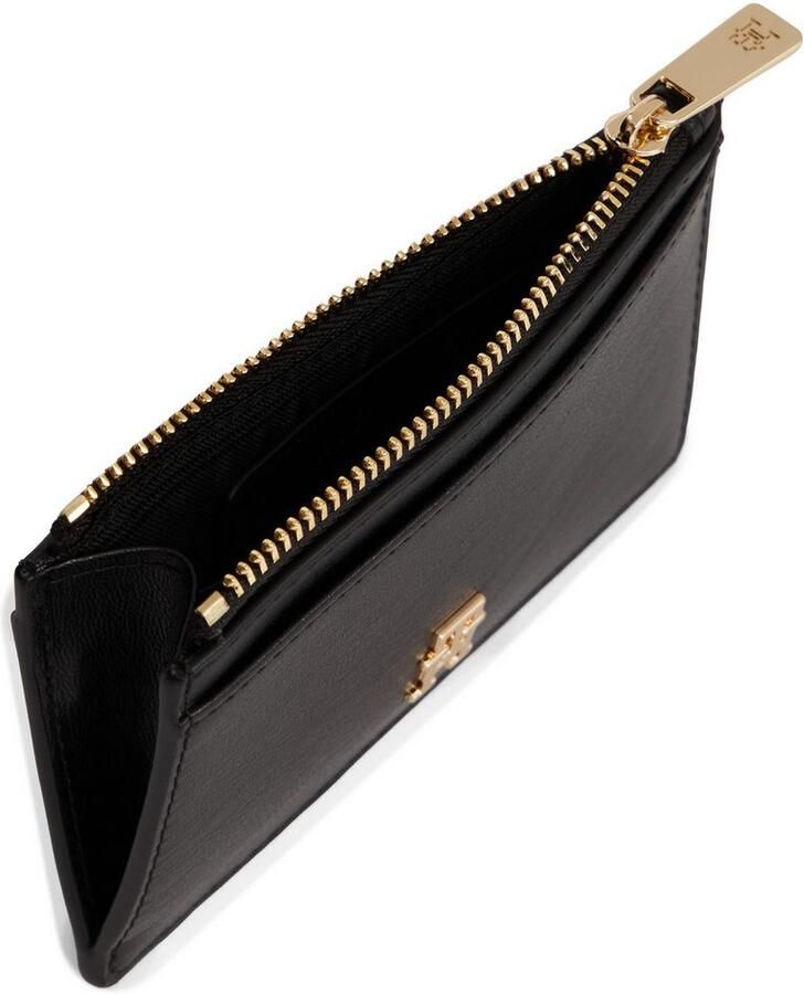 Tommy Hilfiger Pasjeshouder TH ICON LONG CC HOLDER portemonnee met gouden th-sieraad