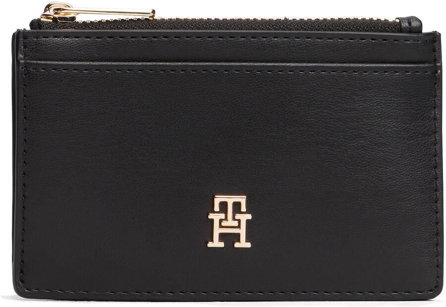 Tommy Hilfiger Pasjeshouder TH ICON LONG CC HOLDER portemonnee met gouden th-sieraad - Foto 2