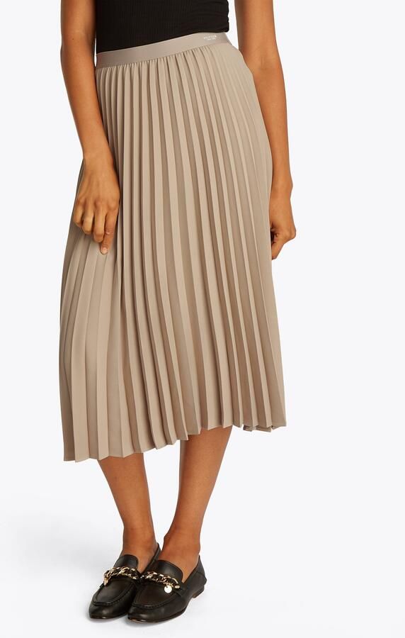 Tommy Hilfiger Plissérok FLUID PLEATED PULL ON MIDI SKIRT - Foto 5
