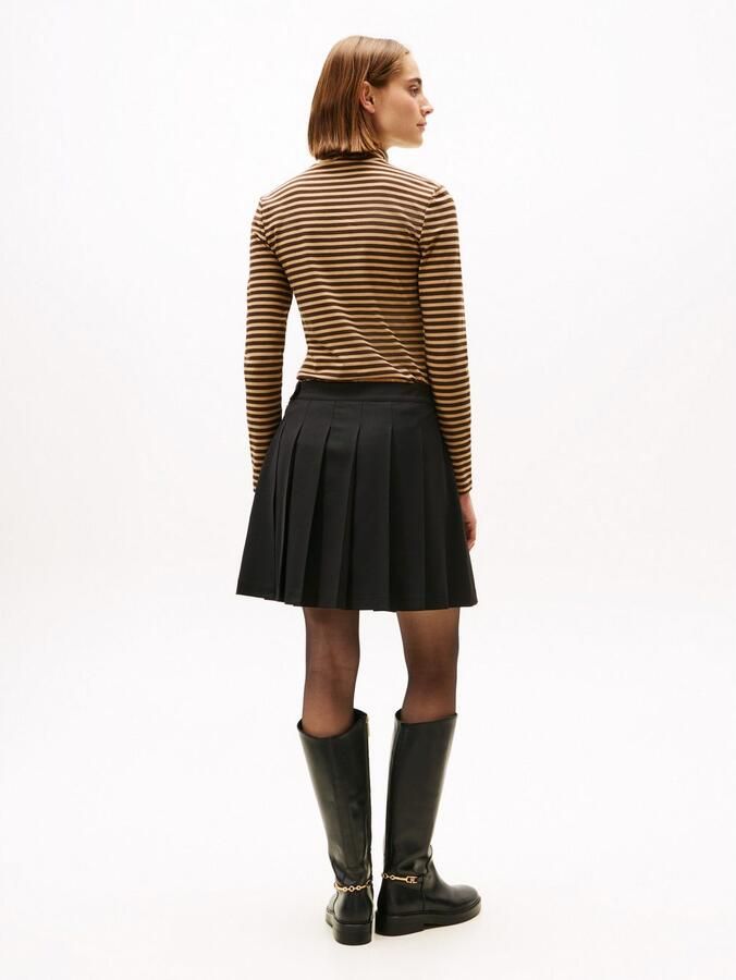 Tommy Hilfiger Plissérok TIMELESS WOOL PLEATED MINI SKIRT - Foto 3