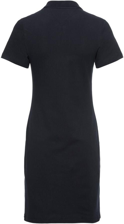 Tommy Hilfiger Polojurk 1985 SLIM PIQUE POLO DRESS SS Met knoopsluiting en logo-borduurwerk - Foto 5