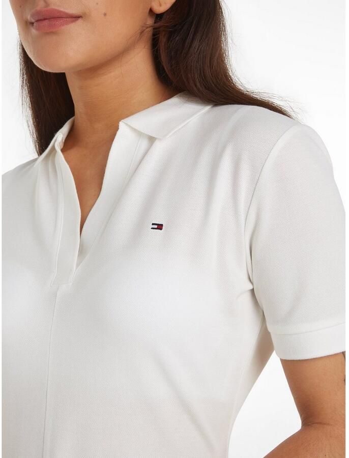 Tommy Hilfiger Polojurk F&F OPEN PLCKT LYCLL POLO DRS SS
