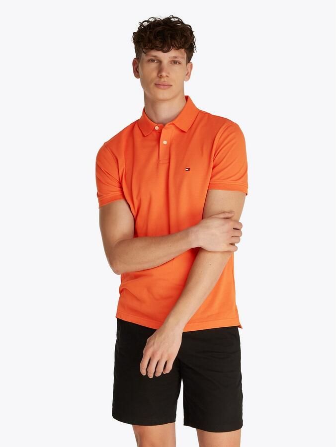 TOMMY HILFIGER Heren Polo's & T-shirts 1985 Regular Polo Oranje - Foto 17