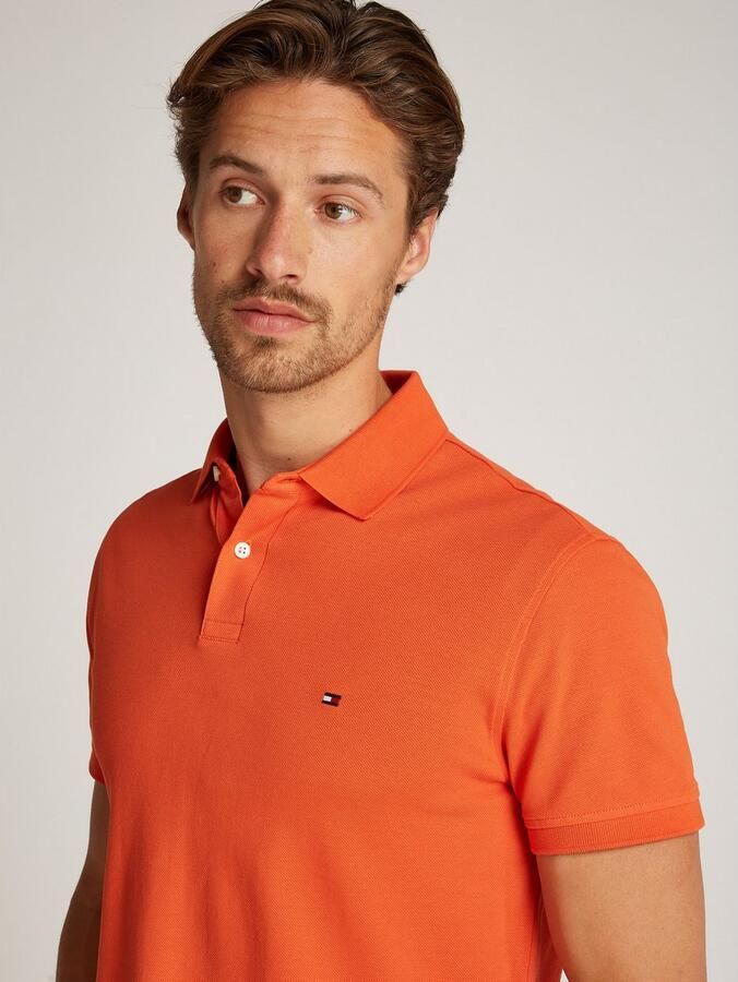 TOMMY HILFIGER Heren Polo's & T-shirts 1985 Regular Polo Oranje - Foto 20