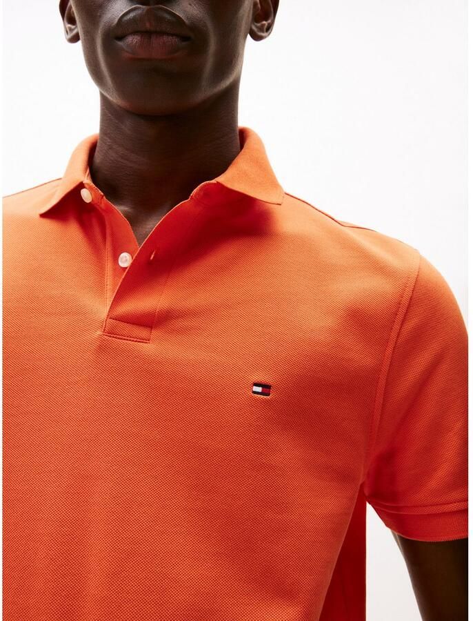 TOMMY HILFIGER Heren Polo's & T-shirts 1985 Regular Polo Oranje - Foto 8
