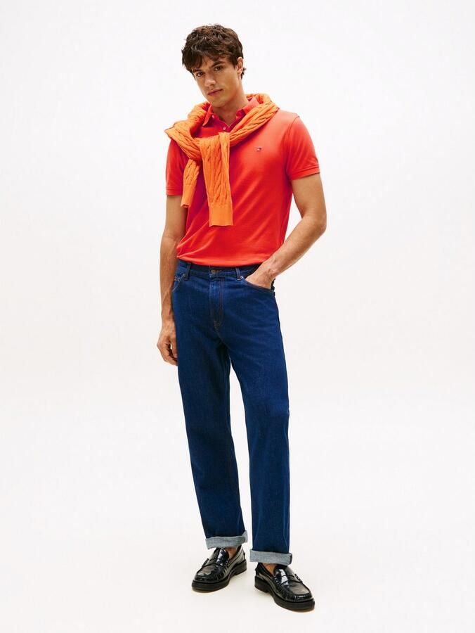 TOMMY HILFIGER Heren Polo's & T-shirts 1985 Regular Polo Oranje - Foto 18