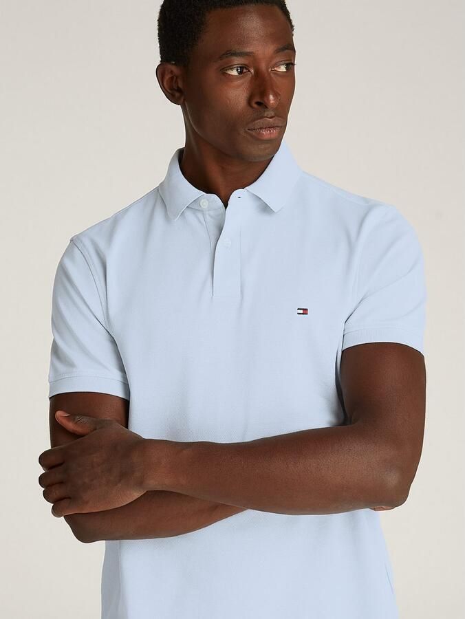 Tommy Hilfiger Poloshirt 1985 REGULAR POLO met contraststrepen en knoopsluiting - Foto 7