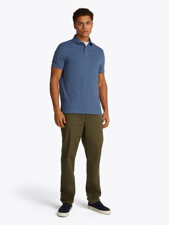 Tommy Hilfiger Poloshirt 1985 REGULAR POLO met contraststrepen en knoopsluiting - Foto 12