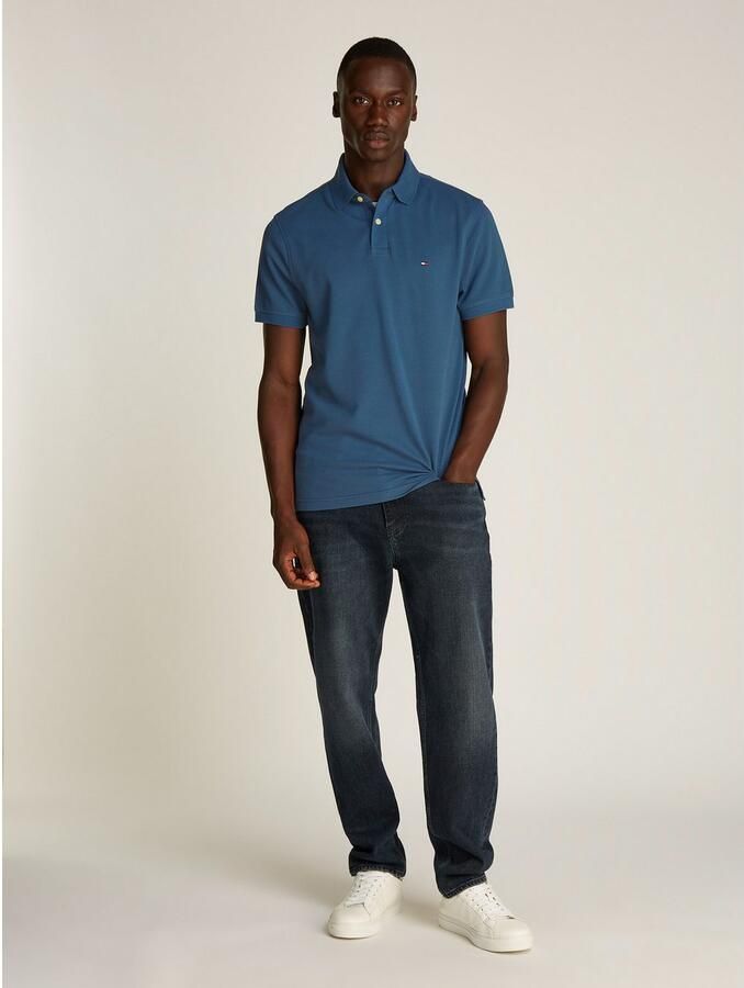 Tommy Hilfiger Poloshirt 1985 REGULAR POLO met contraststrepen en knoopsluiting - Foto 9