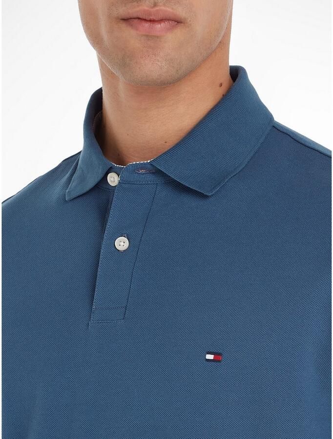Tommy Hilfiger Poloshirt 1985 REGULAR POLO met contraststrepen en knoopsluiting - Foto 7