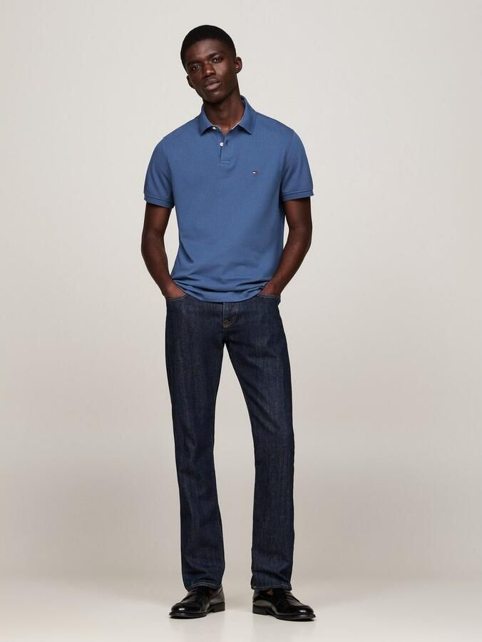 Tommy Hilfiger Poloshirt 1985 REGULAR POLO met contraststrepen en knoopsluiting - Foto 17